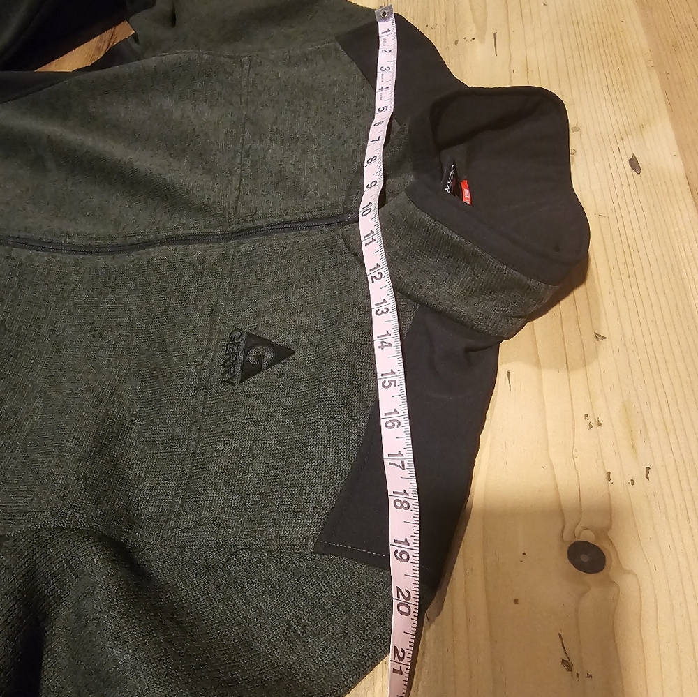 Gerry Men's Mixed Media Knit Zip Jacket, XL, Green - Picture 7 of 9